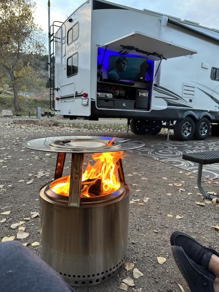 OUTDOOR KITCHEN UPGRADE VIZIO SURROUND SOUND WITH 43" LED TV