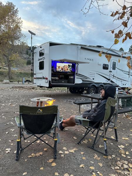 OUTDOOR KITCHEN UPGRADE VIZIO SURROUND SOUND WITH 43" LED TV