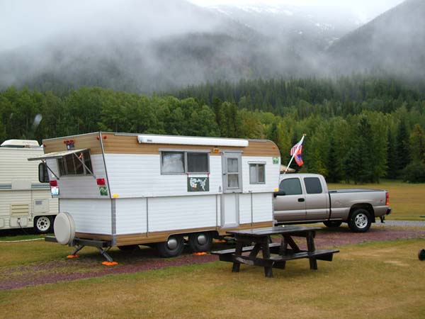 Outside of Glacier N.P. in 2005