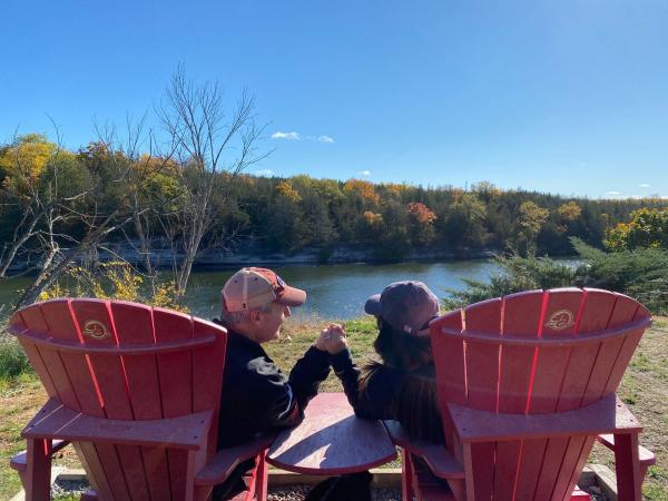 Overlooking the Trent Canal