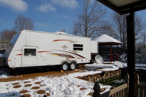 Parked in yard for the winter.