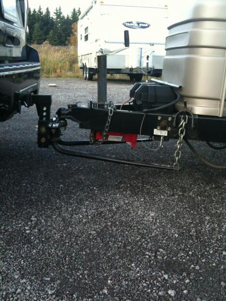 Partial hitch setup