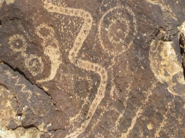 petroglyphs at Parowan