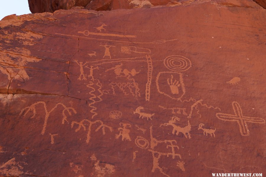 Petroglyphs in Valley of Fire