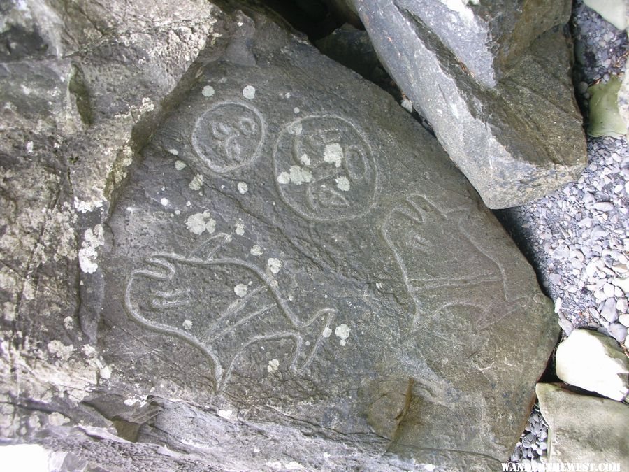 Petroglyphs on the Ozette Loop Trail - August 2007