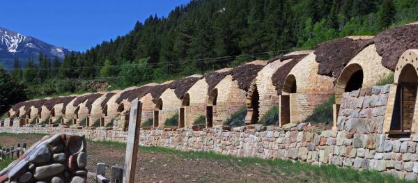 pic5:  Ovens for making coke from the local, inactive coal mine.