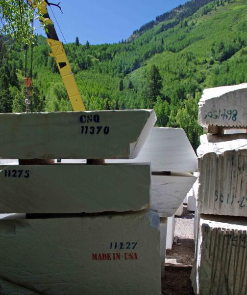 pic6:  Fifteen miles south is the historical marble quarry in Marble, Colorado.  The Washington Monument and other D.C. buildings are constructed from