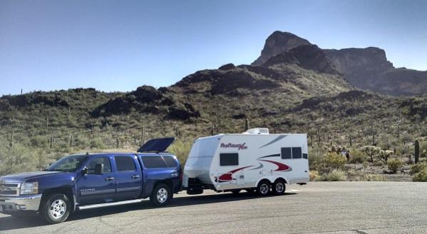 Picacho Peak Park, I-19 North of Tucson; Picacho Peak in Background; Picacho, AZ