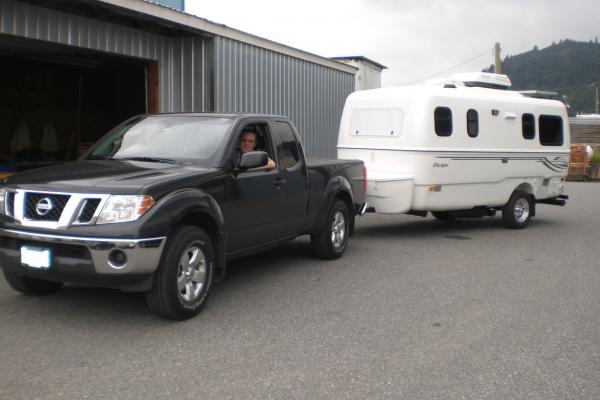 Picked up our brand new Escape Trailer 
Next stop towing lessons