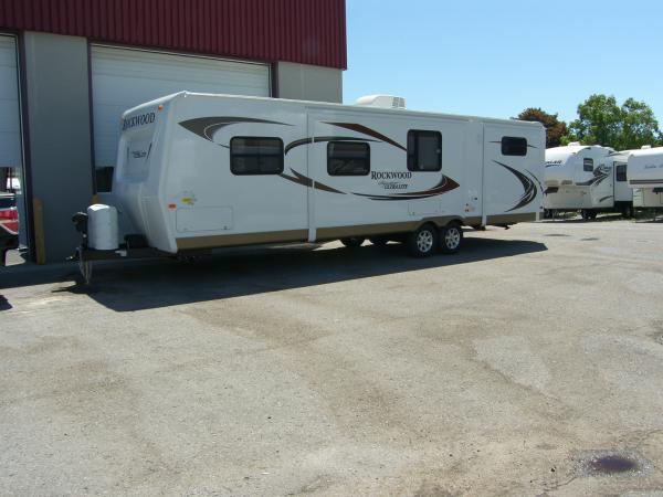 Picking up our new 2012 Rockwood Signature Series Ultra Lite TT  Model 8312SS  From McKenzie trailer in Gormley Ontario Canada