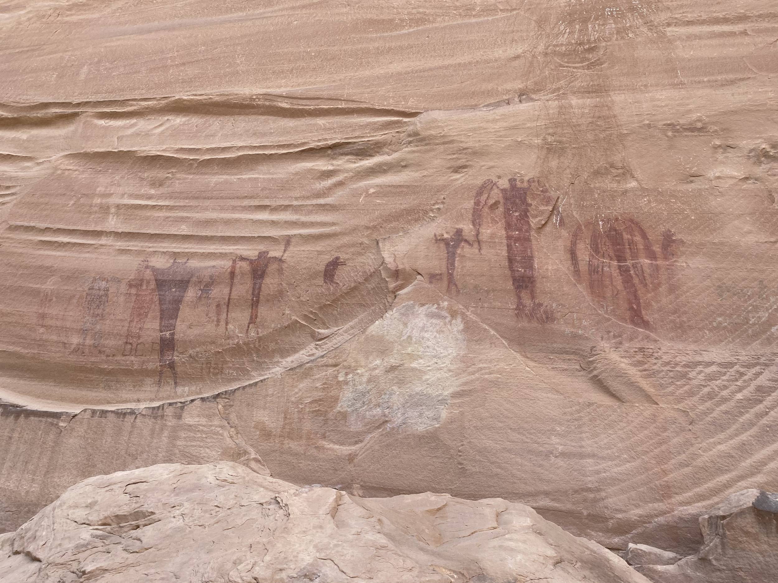 Pictographs at The Wedge Recreation Area