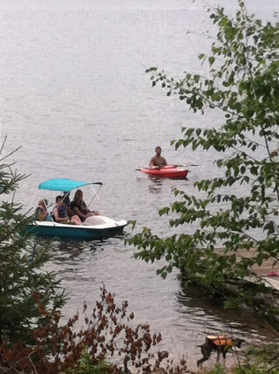 Playing on Lake Superior