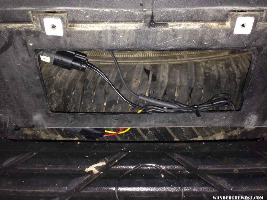 plug in connections for backup camera silverado