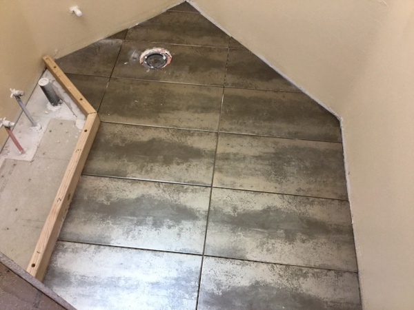 powder room floor