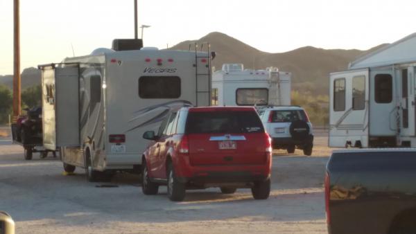 Quechan Casino Rv Parking area, Winterhaven California