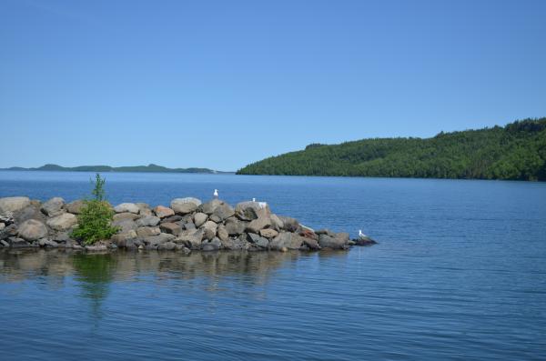 Quiet cove on Lake Superior