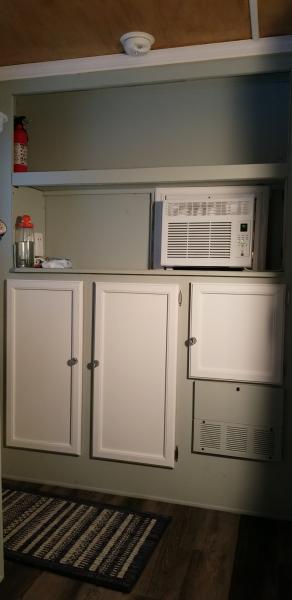 Rear cabinets and new AC unit