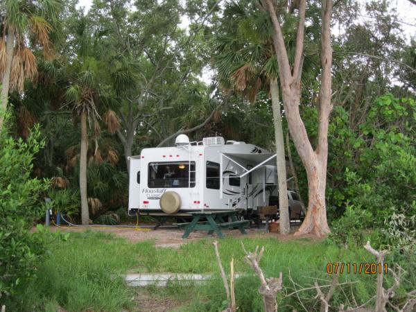 Rear view of Rig at Ft DeSoto SP