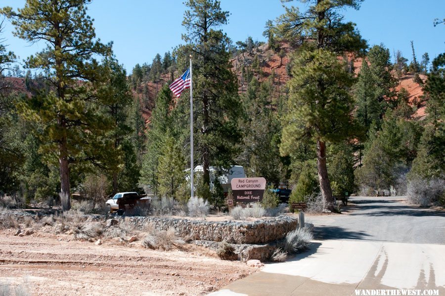 Red Canyon C.G, Dixie National Forest