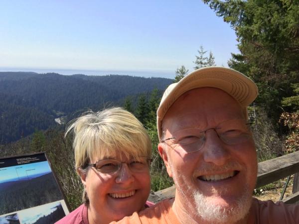 Redwood National Park overlooking the Pacific Ocean, 2016