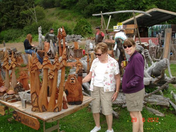 redwoods wood carver