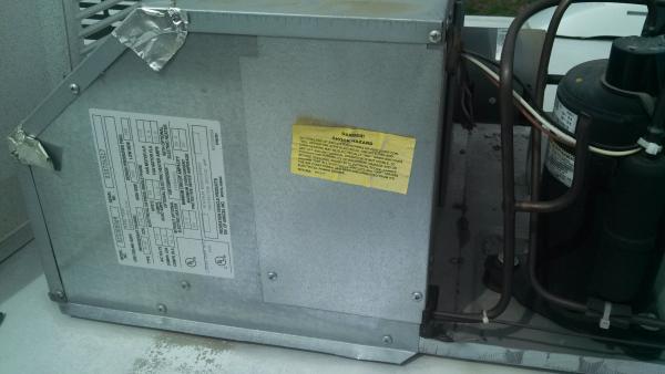 Remove the A/C plastic cover and on the left side there is a access panel that removes with two screws.