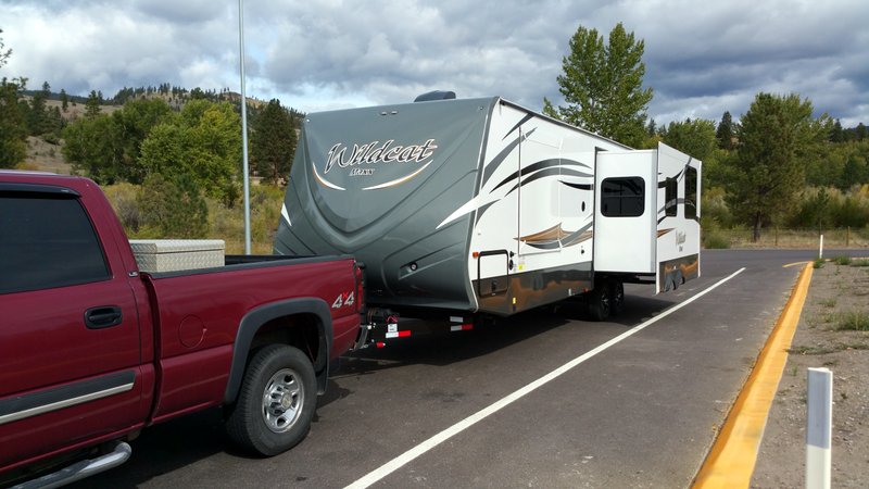 Rest area lunch stop