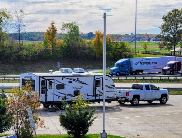 Rest area on way back from Hershey Pa in 2019