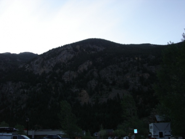 rest area outside of Denver, CO.