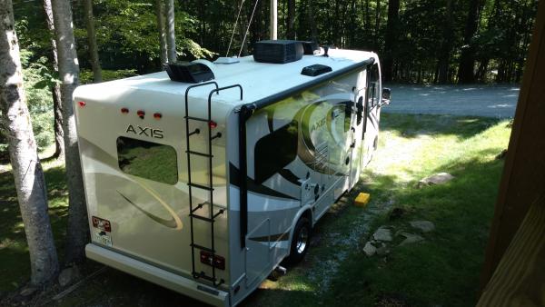 Resting at home on Beech Mountain