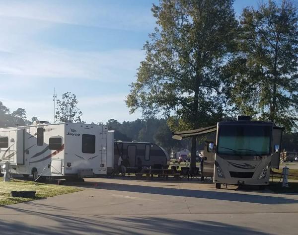 Reunion Lake 3 triple site...Very nice campground in Robert, La.