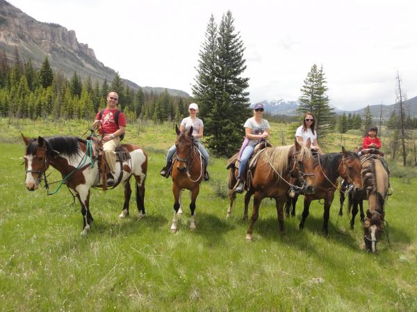 Riding in Montana