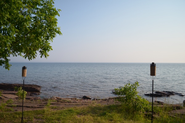 Right on the water of Lake Superior