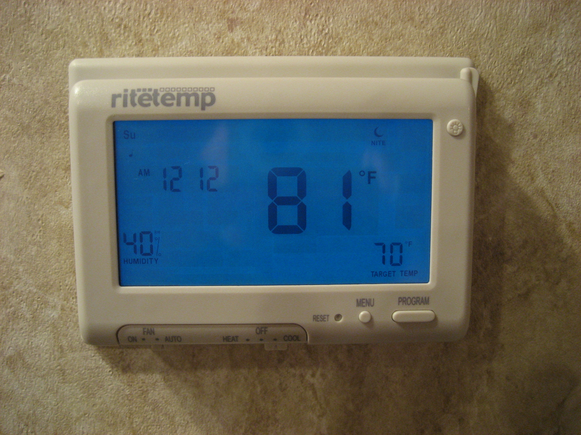 RiteTemp Thermostat