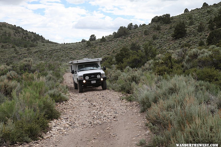 Road from Bodie to Aurora