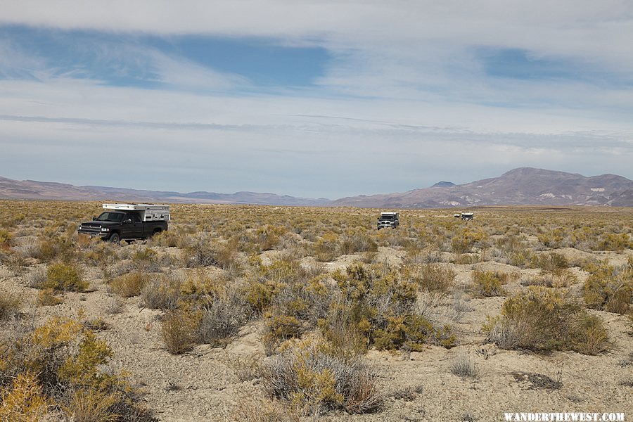 Road from Double Hot Springs to Black Rock Hot Springs