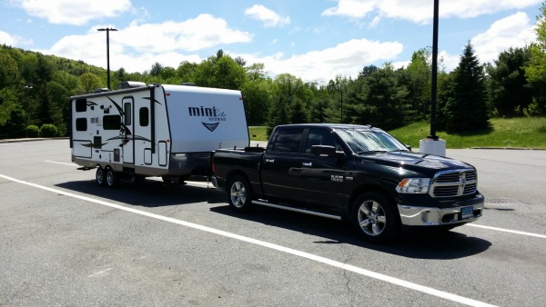 Rockwood Mini Lite 2509s with Ram 1500 tow vehicle