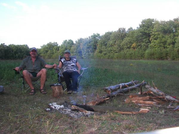 Roger & Onna Lee camping