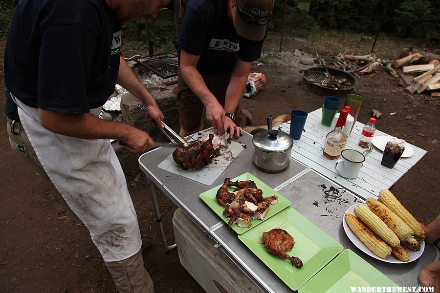 Rotisserie chicken by master chef XPcamper Marc