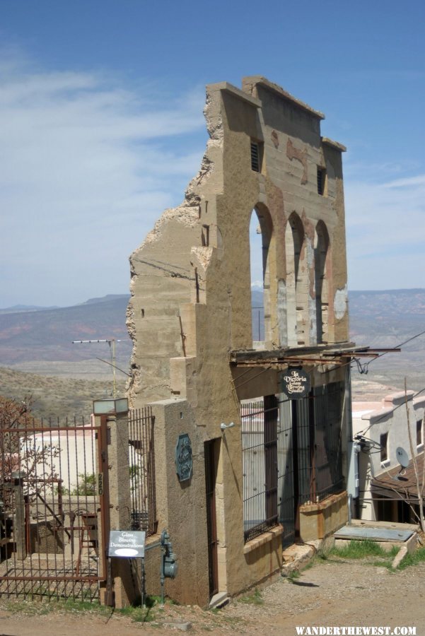 Ruins Near The jerome Glass Blower Gallery