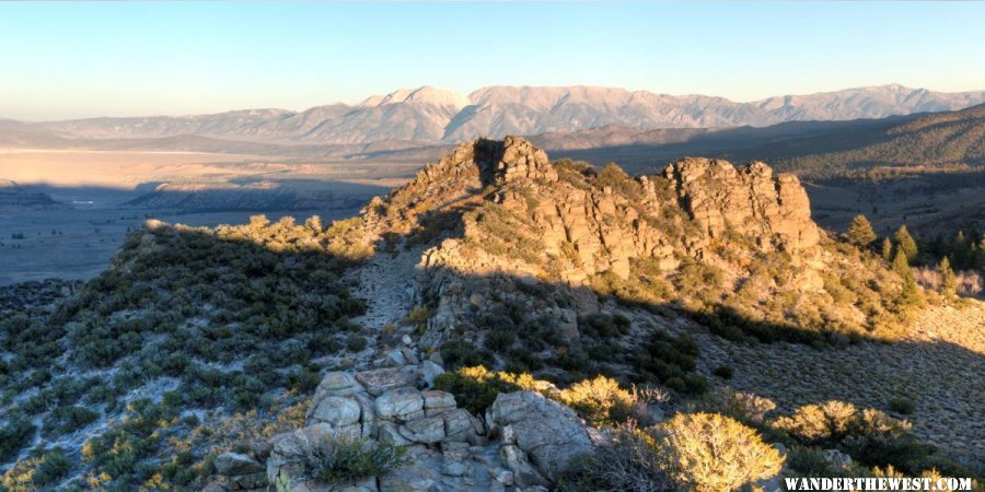 Sagehen Peak Sunset (excerpt of panorama)