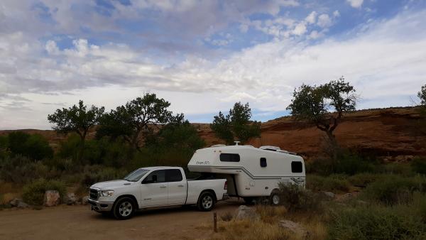 Sand Island BLM campground Bluff UT