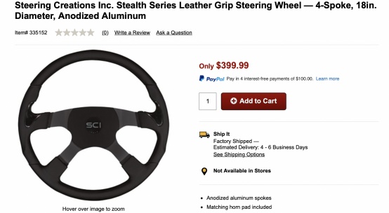 SCI Steering Wheel