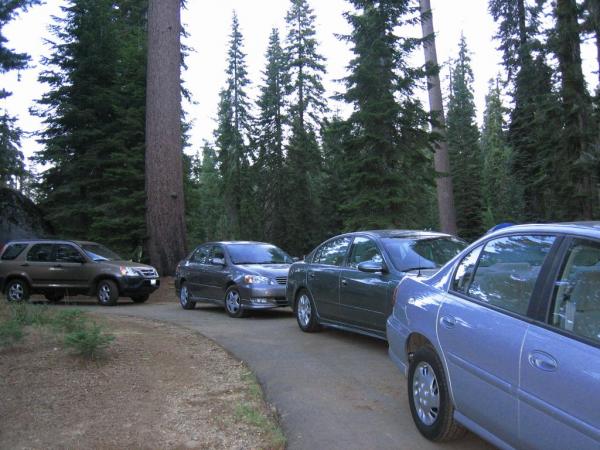 Sequoia NP
Family gathering
Big pull thru site - 4 cars and 1 large MH with parking room left to spare.