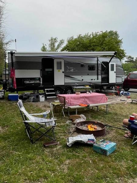 Set up at Cataways in Berlin, Maryland