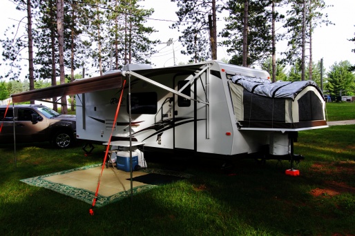 Set Up at Eby's Pines Campground