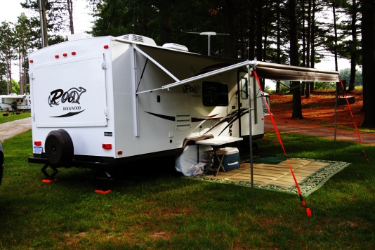 Set Up at Eby's Pines Campground