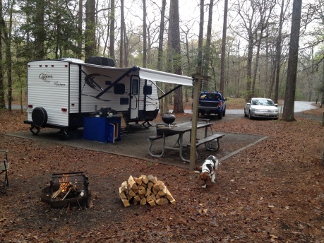 Set up at Martinak SP, Maryland