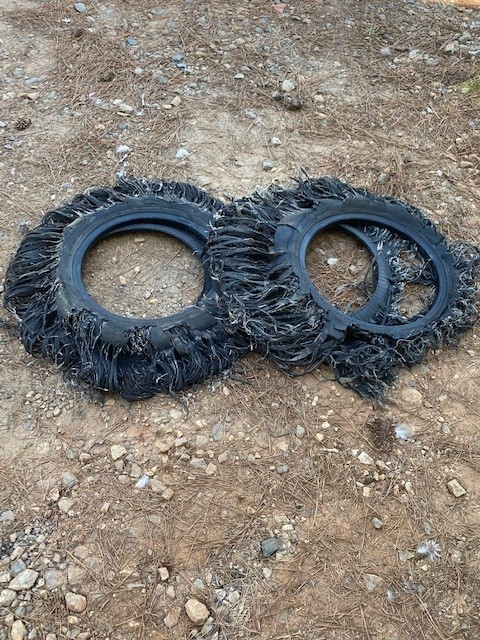 Shredded Constancy Tires