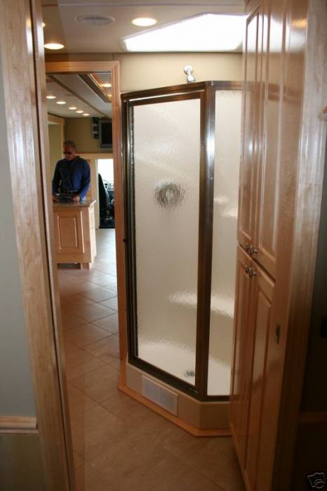 Skylight in bathroom